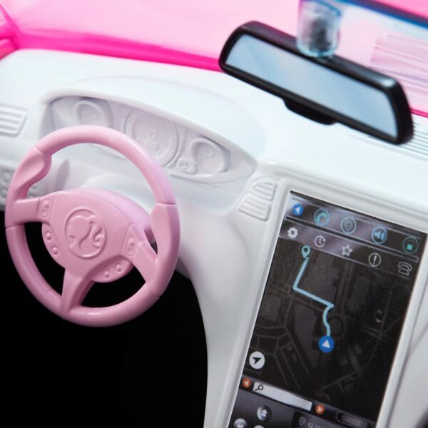 Barbie Rózsaszín Barbie kabrió autó 2022
