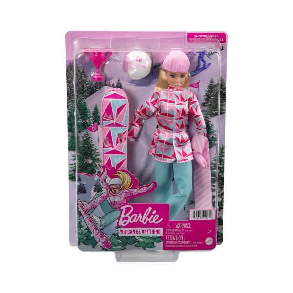 Barbie Téli Olimpia Hódeszkás sportoló baba