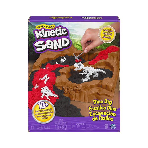 Kinetic Sand Dínó ásatás homokgyurma szett 454g