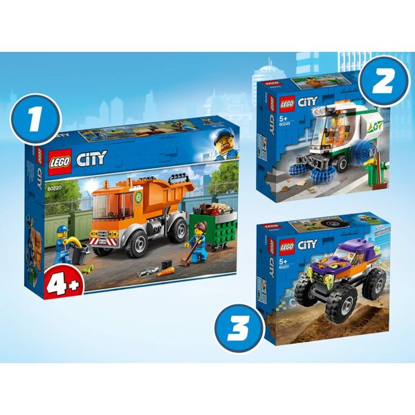 LEGO® City 66686 akciós csomag a 3 legnépszerűbb építőkészlettel fiúknak