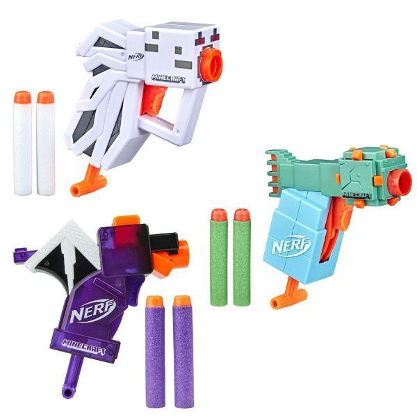 Nerf: Minecraft MicroShots szivacslövő - többféle