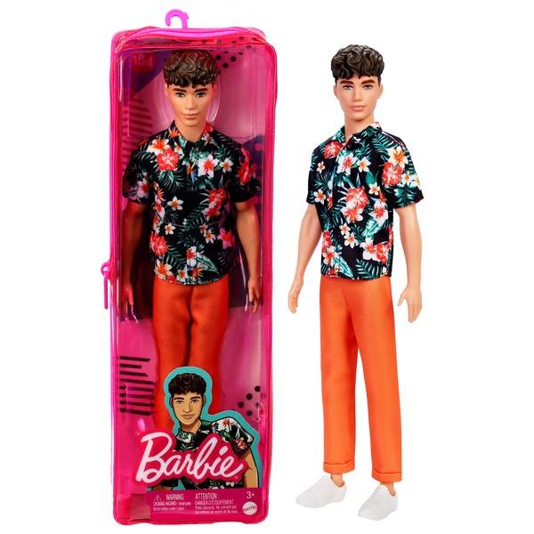 Barbie Fashionistas barátok: Hawaii inges fiú baba cipzáras tartóban
