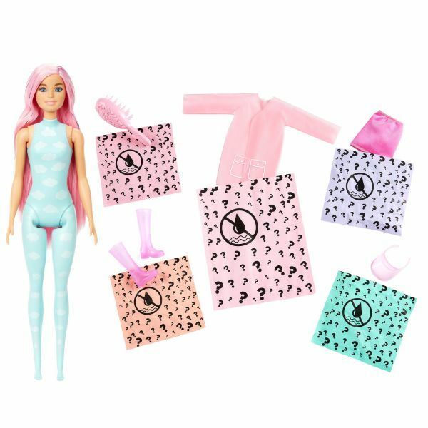 Barbie Color Reveal: Buli az esőben meglepetés baba