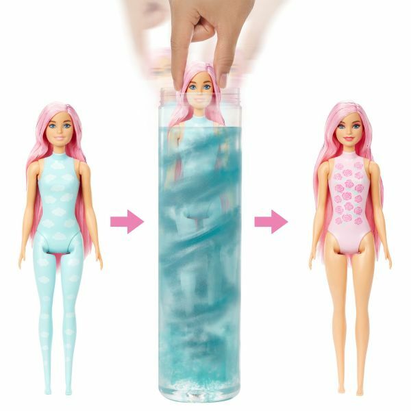 Barbie Color Reveal: Buli az esőben meglepetés baba