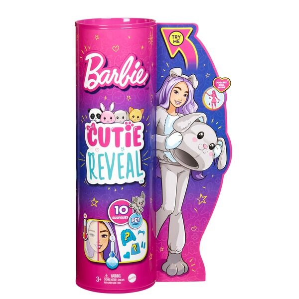 Barbie: Cutie Reveal meglepetés baba - kutya
