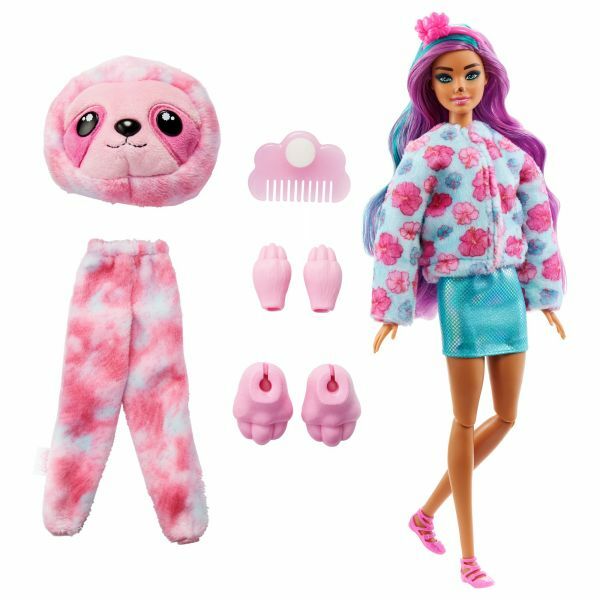 Barbie: Cutie Reveal meglepetés baba, 2. sorozat - lajhár