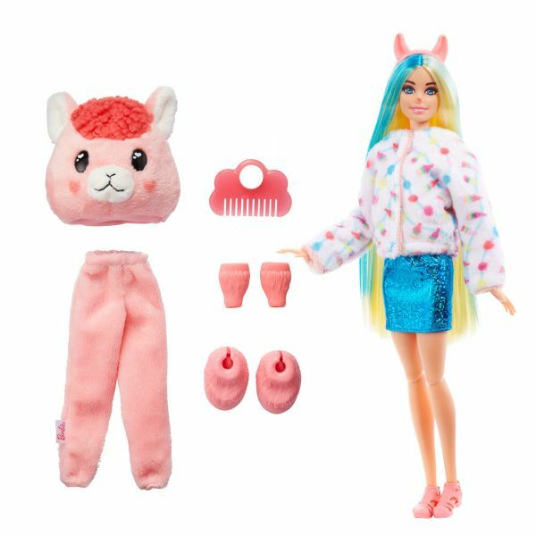 Barbie: Cutie Reveal meglepetés baba, 2. sorozat - láma