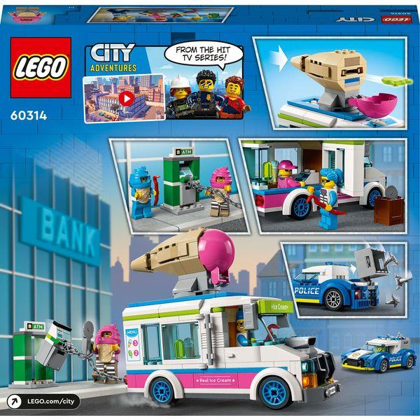 LEGO® City Police Fagylaltos kocsi rendőrségi üldözés 60314