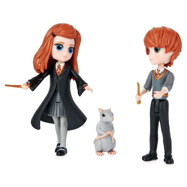 Harry Potter: Ron és Ginny figura szett, Makesz figurával
