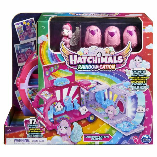 Hatchimals: Rainbowcation - Szivárványos lakóautó játékszett