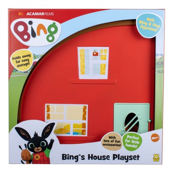 Bing és barátai: Bing házikója Bing és Flop figurával - 9 részes