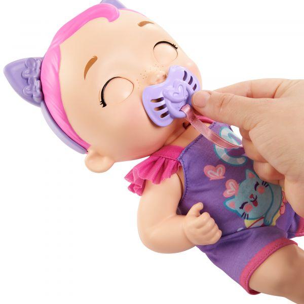 My Garden Baby: Édi-Bébi interaktív baba - Lila cica