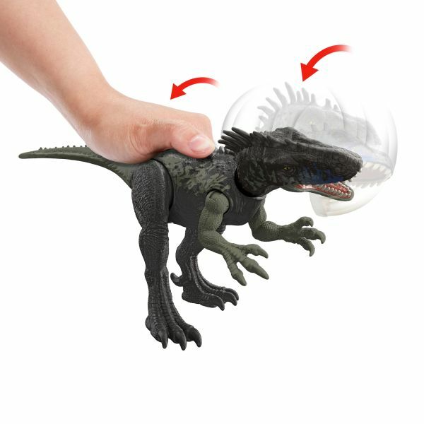 Jurassic World: Támadó dinó figura hanggal - Dryptosaurus