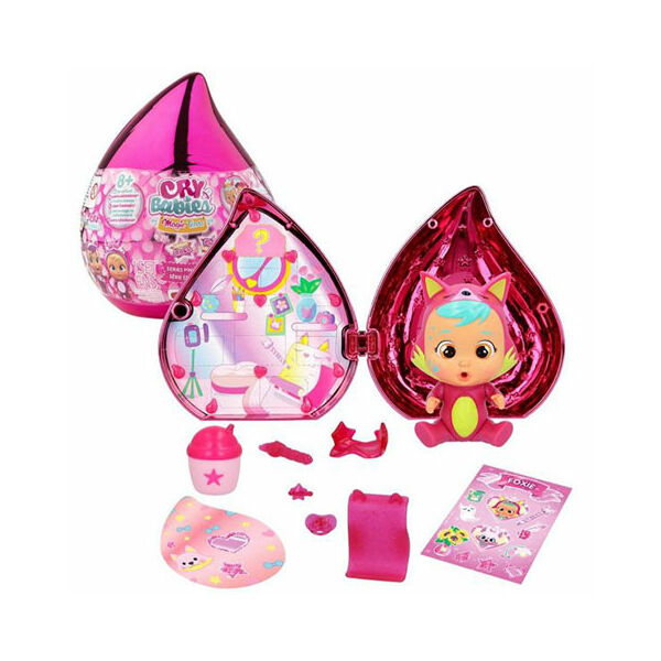 Cry Babies: Varázskönnyek meglepetés figura - Pink Edition