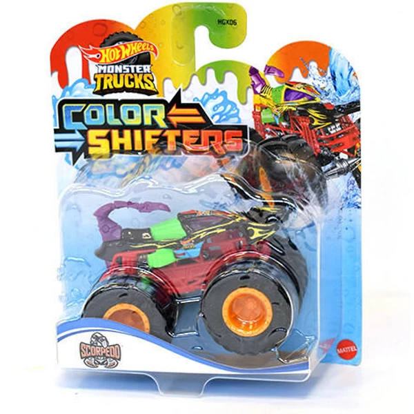 Hot Wheels: Monster Trucks színváltós autó - Scorpedo