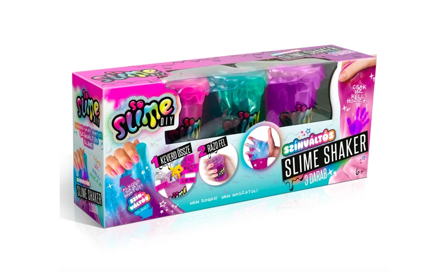 A Slime Shaker segítségével rázós élmények helyett, csillámló slime teremthető