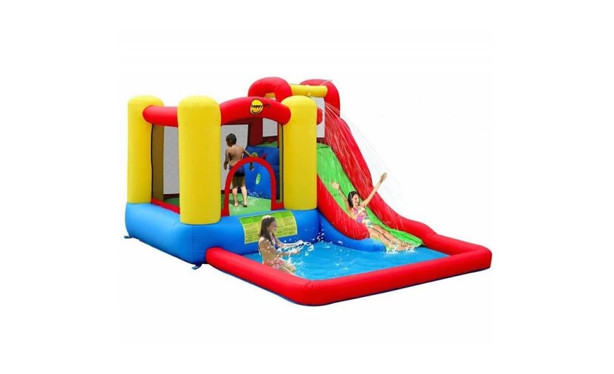 Saját aquapark a kertben? Miért is ne: Ugrálóvár!